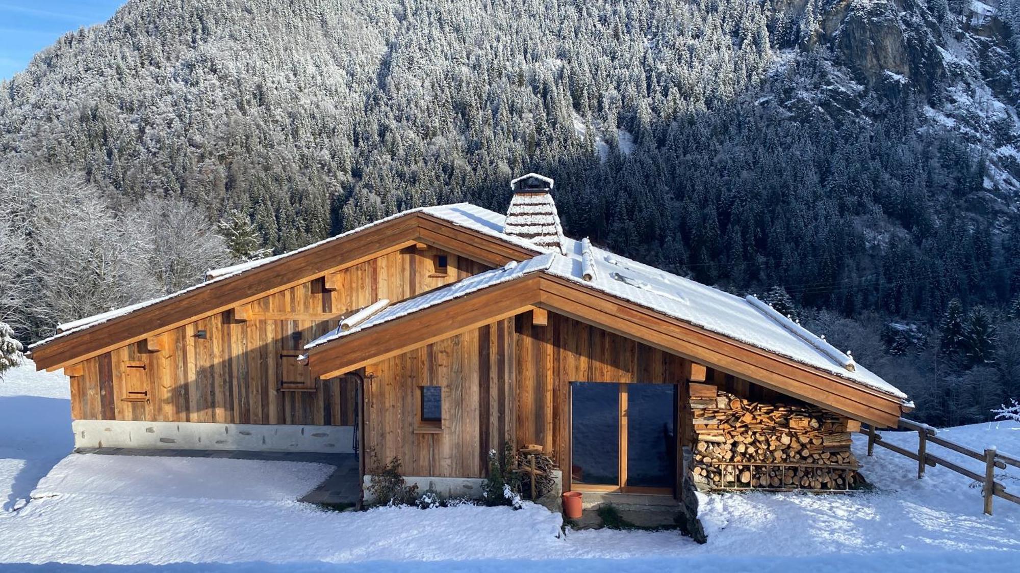 Chalet Du Champel Jacuzzi Saint-Gervais-les-Bains Exterior foto